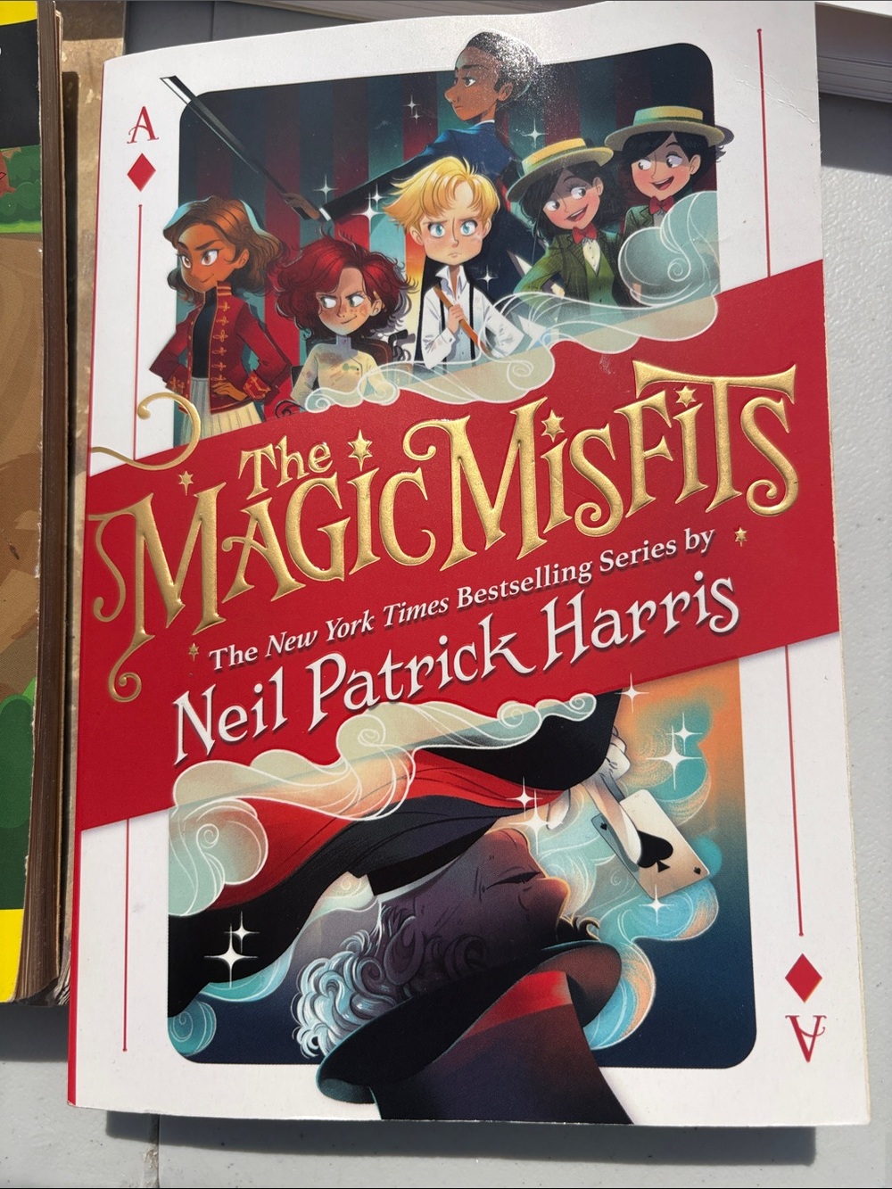 4/$20 The Magic Misfits by Neil Patrick Harris - Red & White Cover